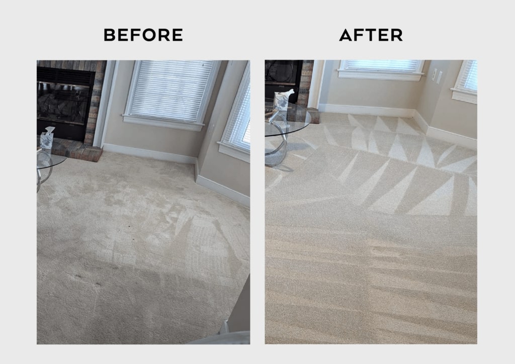 Carpet Cleaning Results - Xtream Cleans 1