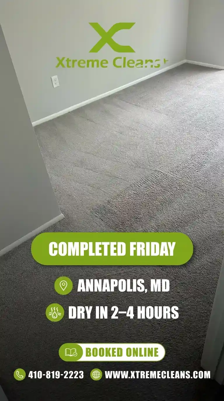 Carpet cleaning job